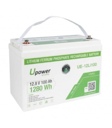 U-Power-Lithium-Batterie-Monoblock 12.8V 100Ah - 4S4P - 330 * 172 * 220 mm