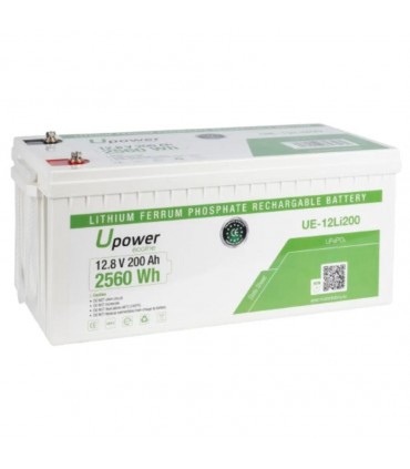 Monobloco de bateria de lítio U-Power 12.8V 200AH - 4S4P - 521 * 238 * 220 mm