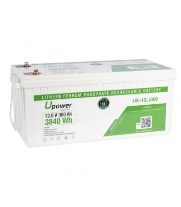 U-Power-Lithium-Batterie-Monoblock 12.8V 300AH - 4S4P - 4S4P - 521 * 238 * 220 mm