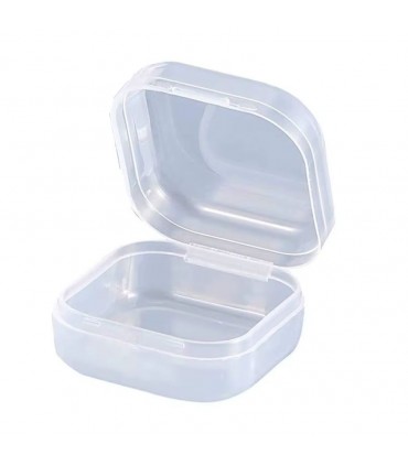 Mini caja PVC accesorios 3.5x3.5x1.8cm