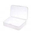 Mini caja PVC accesorios 7.5x7.5x2.5cm