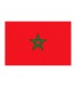 Bandeira de Marrocos várias medidas