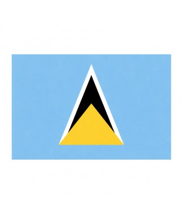 Flagge Santa Lucia Mehrere Messungen
