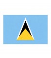 Drapeau Santa Lucia Plusieurs mesurations