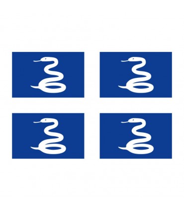 Martinique-Flagge Mehrere Messungen