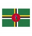 Dominica-Flagge mehrere Maßnahmen
