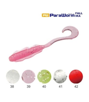 Vinilo Major Craft  Paraworm IKA Fall 3.8cm 15 unid