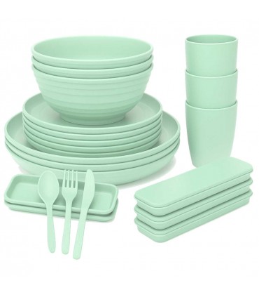 Game Tableware 32 pieces Polypropylene (PP) Green