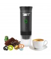 Cafetière portable instantanée avec batterie noire de 80 ml