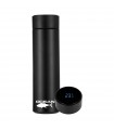 Bottle isothermal thermos with LED indicator 0.5 liters black