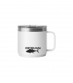 Copa isotérmica com asa 14oz / 414ml branco
