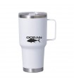 Verre isothermique avec ASA 30OZ / 900ML Blanc