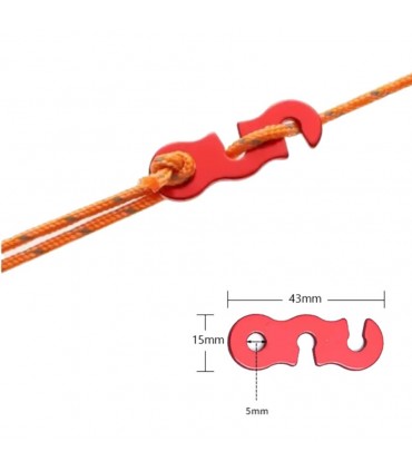 Schnalle / Spanner Camping Camping 43x15x5mm Packung 6PC