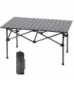 Folding Table Aluminum Alloy 120x55x50cm