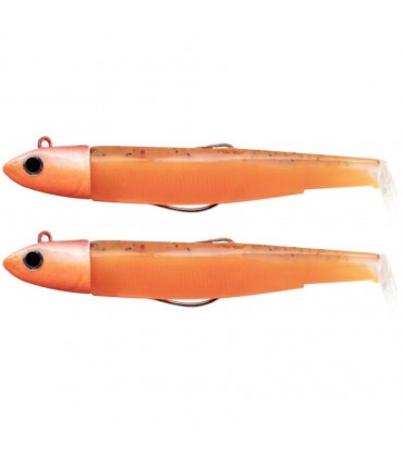 Bait Black Minnow 2-BM90 Double Combo Offshore 10g Orange Glow