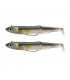 Bait noir Minnow 3-BM120 double combo offshore 25g AYU