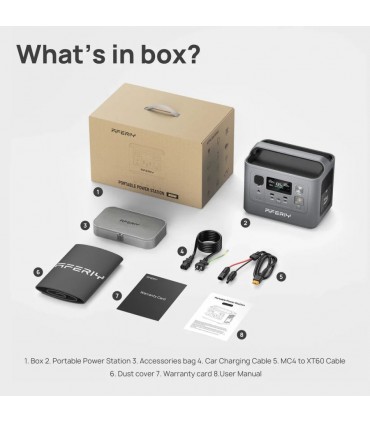 Portable Energy Station AFERIY 800W 512WH