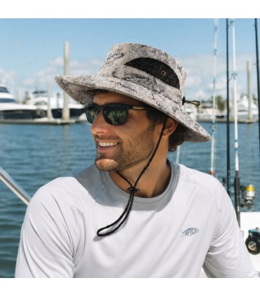 copy of Le chapeau Ocean Angler Canary Splash