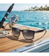 Gafas Polarizadas Qool Venture Black Grey