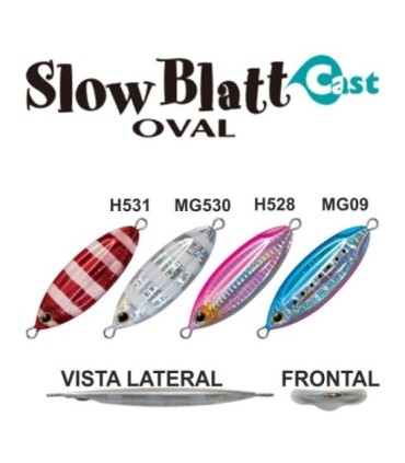 Lent Blatt Cast Ovale Zetz 40gr 73mm