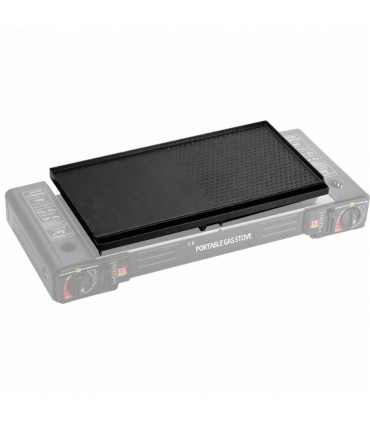 Double gril Gaz de cuisine portable 46x26x2cm