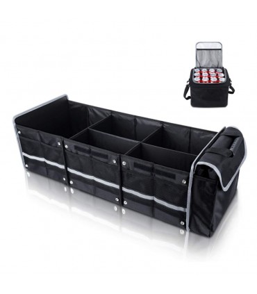 Box Pieghevole Box Auto blu con frigorifero 90x36x31cm