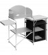 Mueble de cocina camping plegable 146*46*70cm
