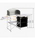 146 * 46 * 70cm camping kitchen cabinet
