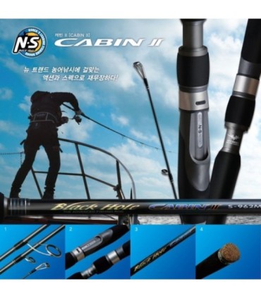 Black Hole 10-36gr 2.90m Cabin II Spinning Rod