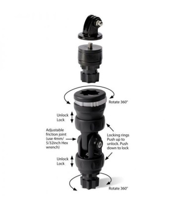 Railblaza Multifuncional Gopro e suporte para câmera