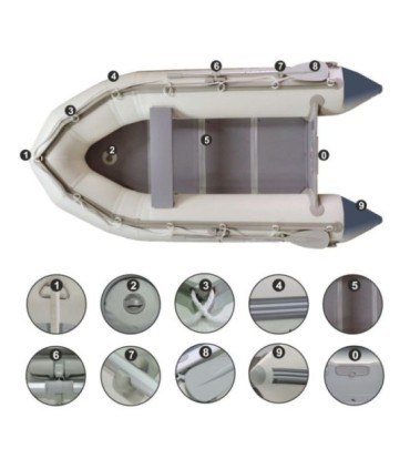 Bateau pneumatique FPCA 430 PL