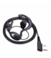 Microfone de fone de ouvido portátil com rádio VHF Baofeng