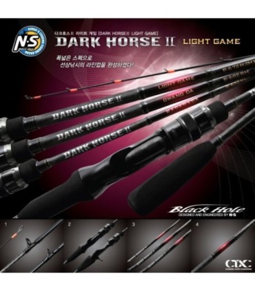 Caña Black Hole Light Jigging C Dark Horse II Light Game 40-150gr 2,03m