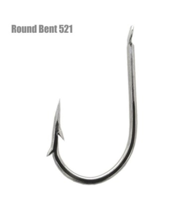 Double Barb Round Bent Hook 521