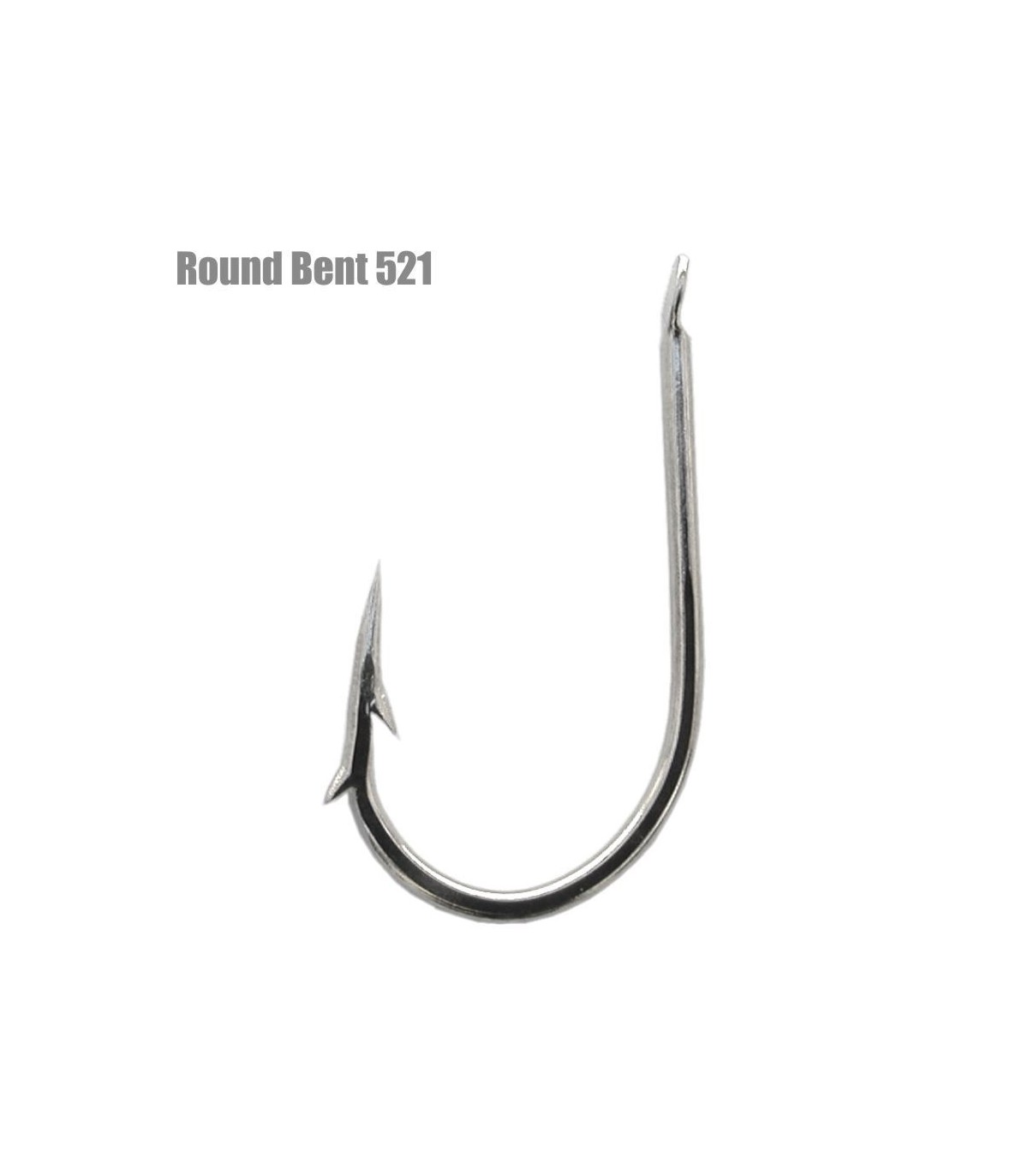 Double Barb Round Bent Hook 521