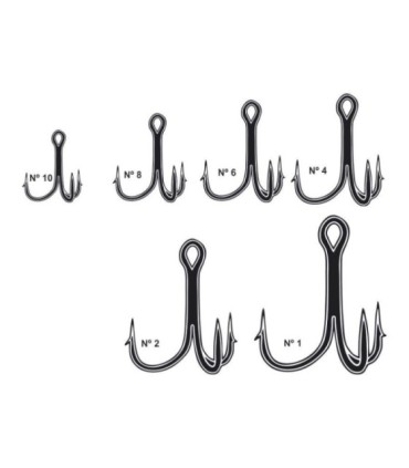 Triplo gancio Fisherpro Outbarb BN