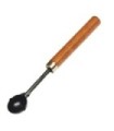 Spoon wooden handle cast lead 1 1/2 lb