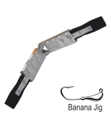 Moule en plomb Banana Jig différentes tailles