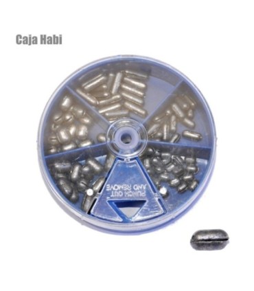 Lead habi box 80gr 0.50-1.0-1.5-2.0-2.5gr