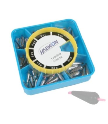 Plomo Lagrima STD Haewon 56pcs 0.8-3.5gr