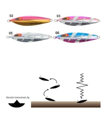Super Drain Sea Falcon Jig 130gr