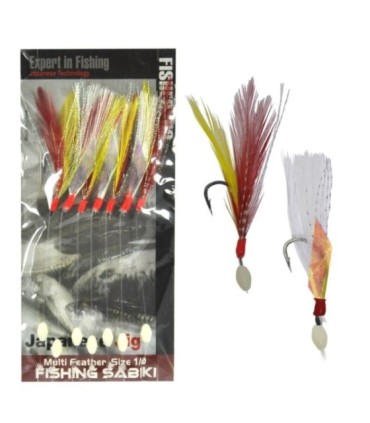 Sabiki Flash Multi rig nº 3/0 - 7 ganci