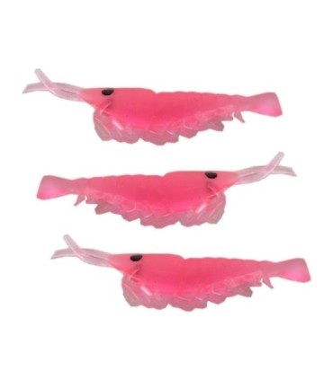 Camarão 40mm Rosa 10 unidades