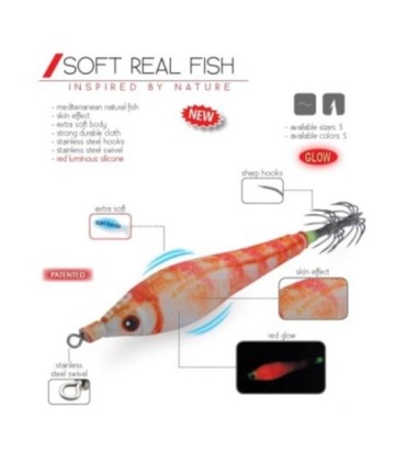Jibionera Soft Real Fish 5,2gr - 65mm