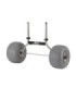 Rodas de carrinho de caiaque Hobie Wheeleez 24 cm-80 quilos Trax "2"