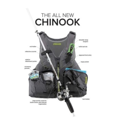 NRS Chinook 2019 lifejacket red