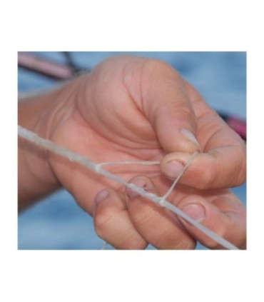 Bobina hilo encerado 10m 70Lb blanco