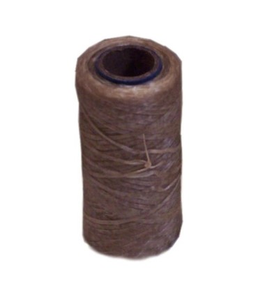 Bobine de fil ciré 10m 70Lb marron