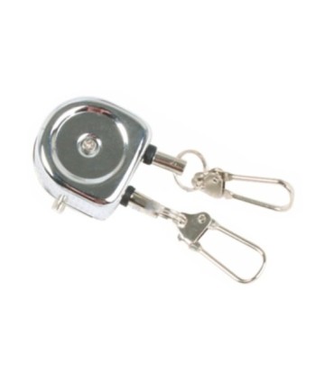 Extra double retractable cable button