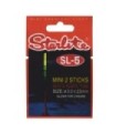 Luz quimica Starlite sl5 3x23mm mini 2 sticks mas soporte